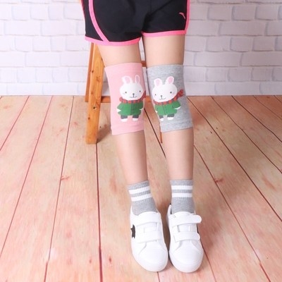 儿童护膝纯棉夏季薄款袜套运动防滑小孩膝盖腿套女童舞蹈防摔防.