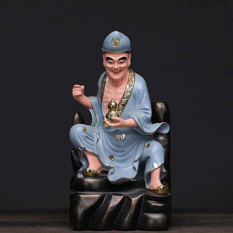 佛像济公佛像道济和尚降龙罗汉活佛济公李修缘家用供奉摆件