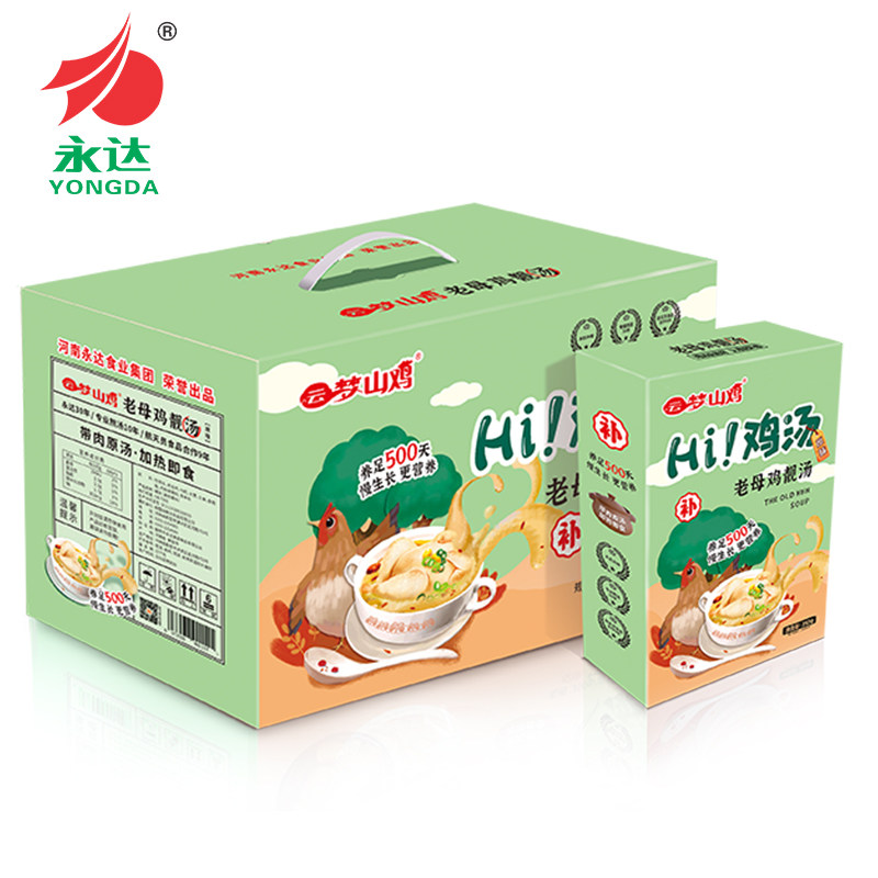永达老母鸡靓汤350g/盒×6盒加热即食宿舍方便食品代餐浓缩罐头