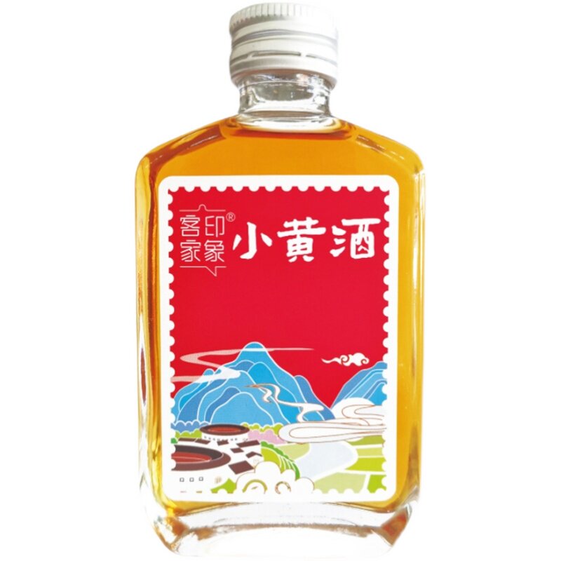 景怡酒业小黄酒甜口酒礼盒装6瓶*100ml