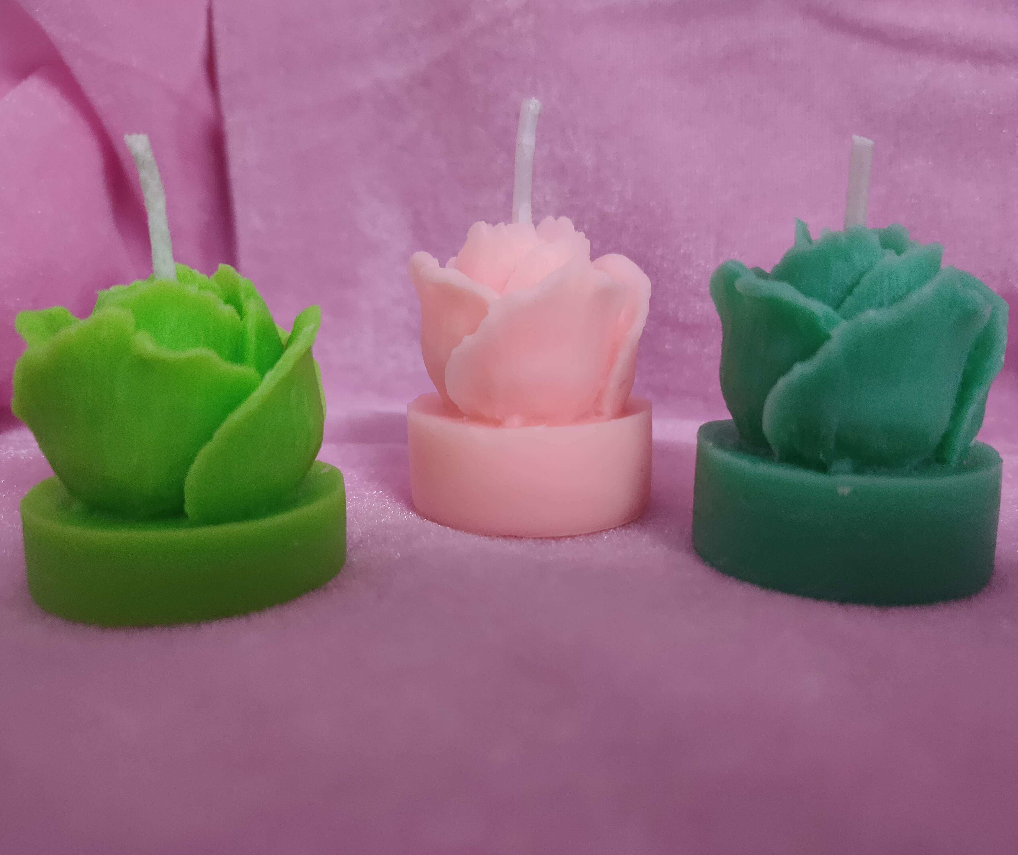 玫瑰花小蜡烛爱情魔法仪式专用祭坛贡品添加魔法油天然蜂蜡大豆蜡