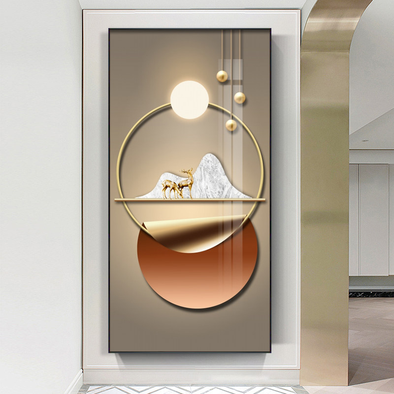 玄关挂画2021新款