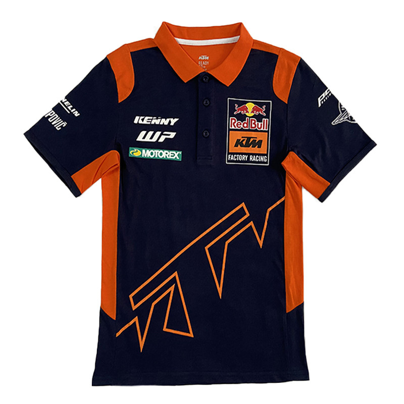 奥地利红牛ktm摩托车t恤通勤骑行polo赛道越野拉力motogp厂队短袖