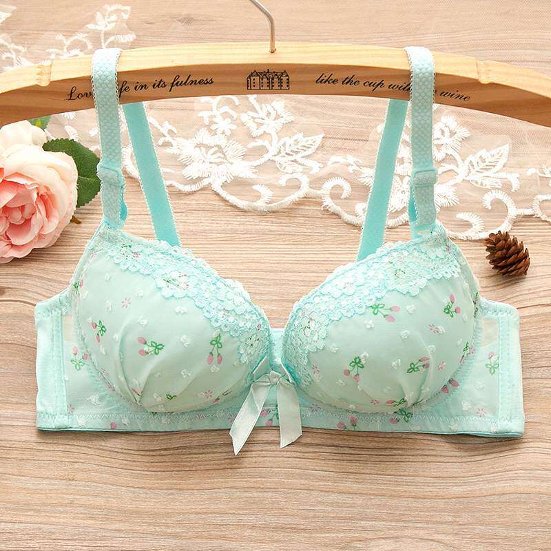 薄汽款元高中女生大学生胸罩19文岁少女女孩内衣20乳罩18无钢圈胸
