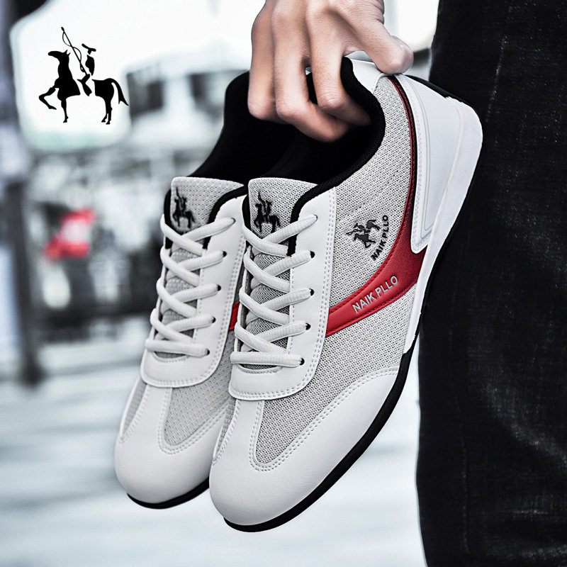 奈客保罗2020男鞋夏季新款网面鞋男士旅游鞋透气百搭板鞋运动鞋男