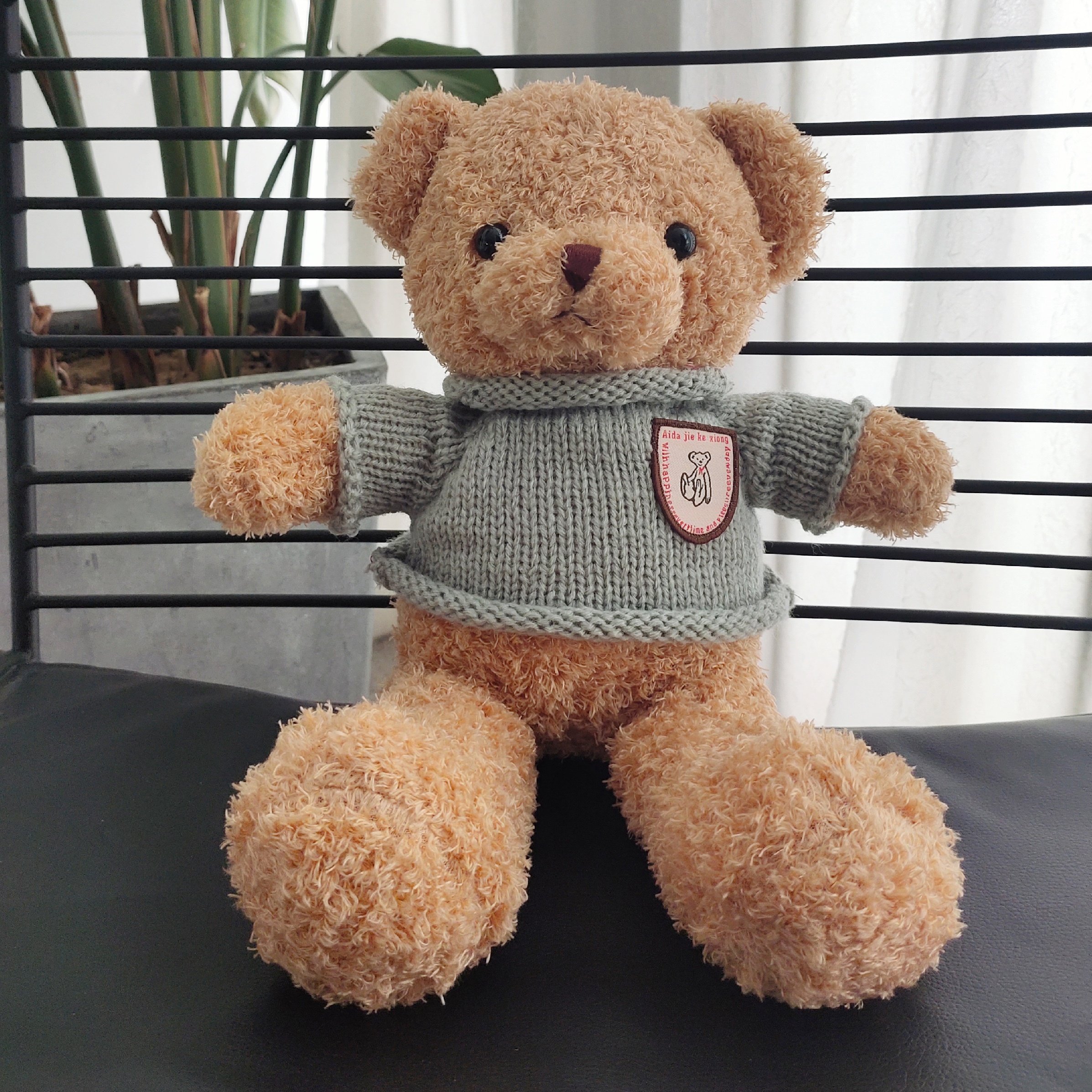 正版礼盒装白色小熊公仔玩偶泰迪s熊娃娃毛绒玩具送闺蜜生日礼物