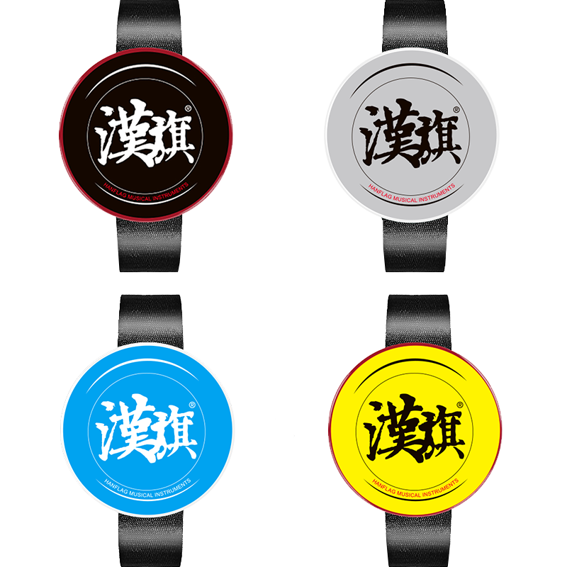 汉旗绑腿哑鼓4寸 便携式迷你哑鼓 架子鼓练习打击垫