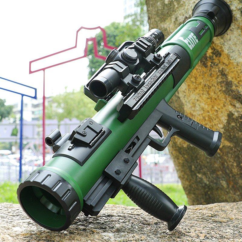 火箭炮发射筒吃鸡rpg大号榴弹炮弹发射器儿童男孩枪玩具装备全套