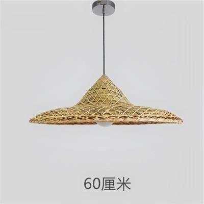 斗笠草帽子复古怀旧竹编田园仿古外壳饭店餐厅灯具吊灯罩灯罩