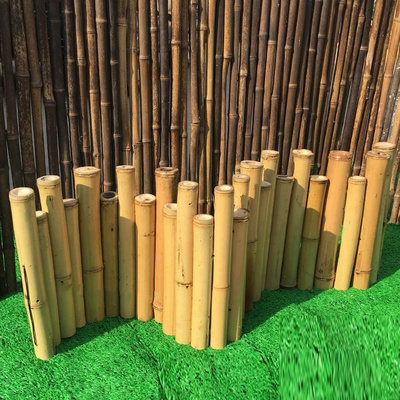 篱笆栅栏围墙护栏户外竹子竹围栏篱笆j竹子隔断竹筒竹杆防腐包邮