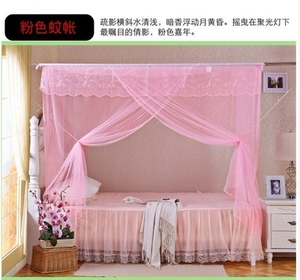 纯棉老蚊帐传统12米床图片