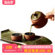 高淳陶瓷聚灵日式陶瓷茶盘托盘紫砂茶具创意简约功夫茶具套装礼盒