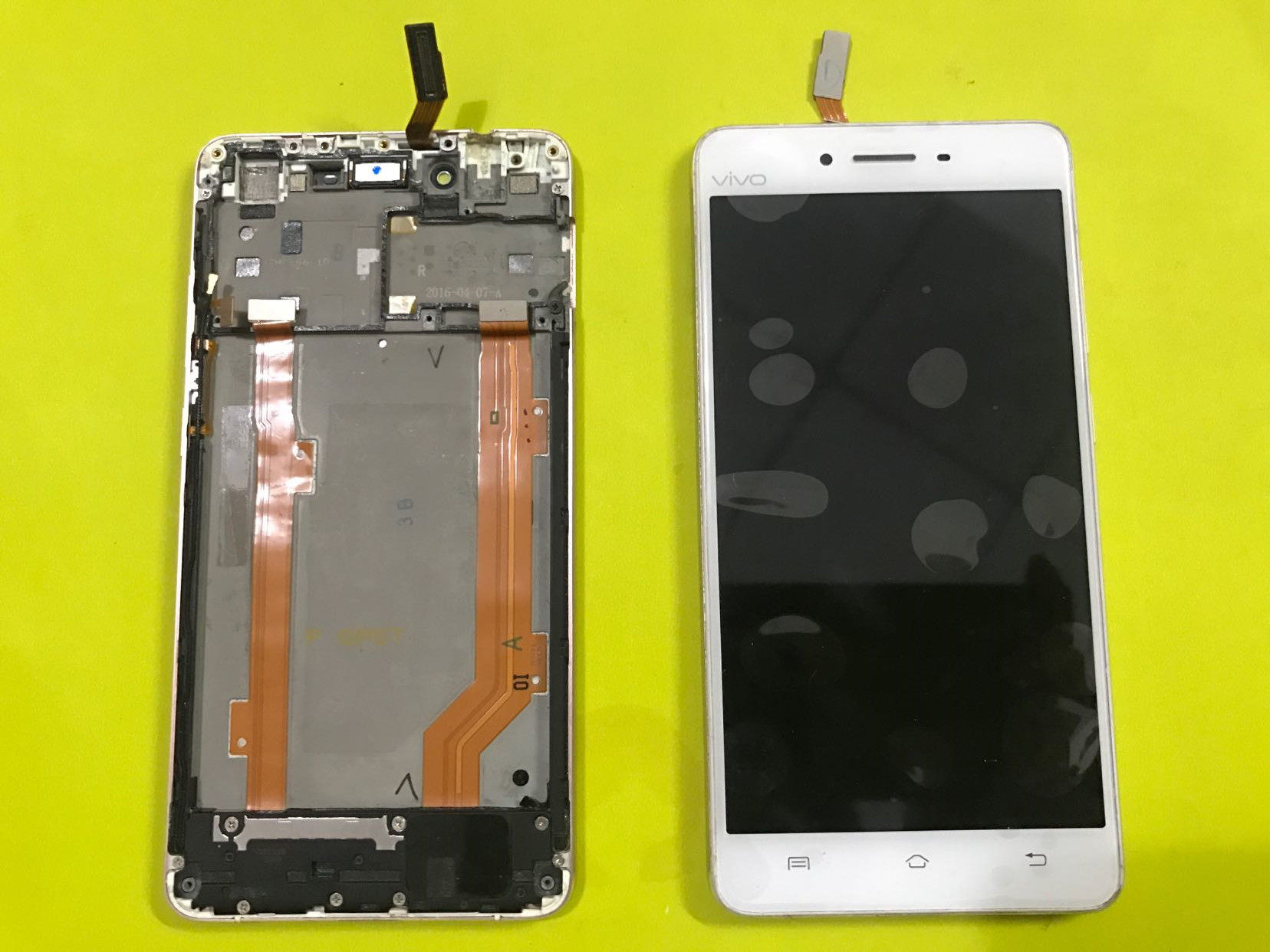 适用步步高vivov3v3maxay55y66l显示屏触摸屏带框手机零部件