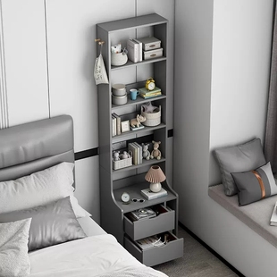 床头柜简约现代卧室ins风多功能床边柜子小型储物简易加高置物架