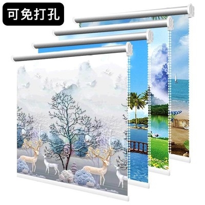 个性卷帘窗帘升降图片