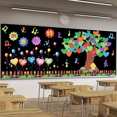 幼儿园墙面装饰教室布置泡沫纸图片