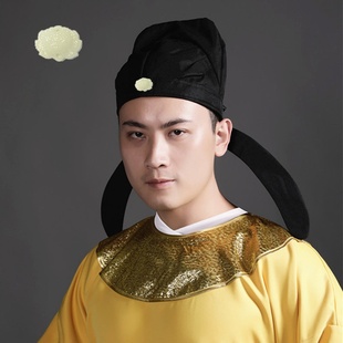 首服唐飞鱼幞头制李白帽服饰帽唐巾帽汉服居士包头a帽帽子古装