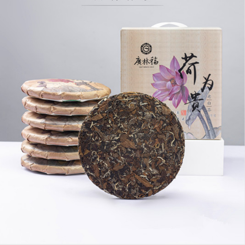 广林福茶叶2015老白茶一级领秀贡眉五年醇香老白茶饼福鼎白茶338g