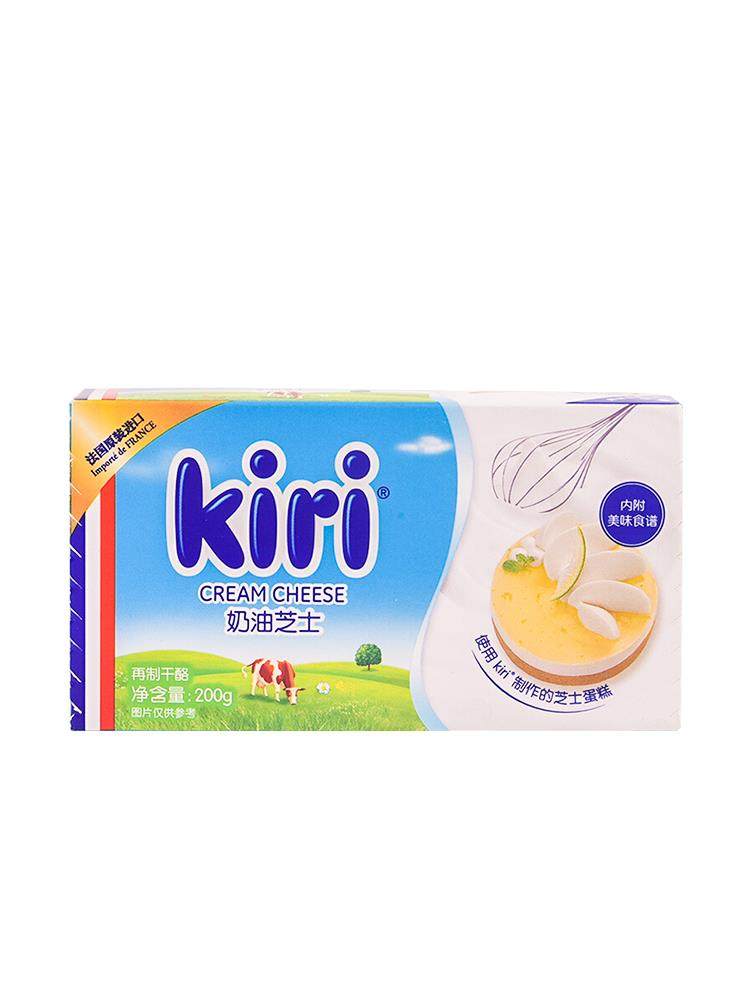 凯瑞kiri奶油奶酪200g凯芮芝士轻乳酪蛋糕烘焙专用原材料