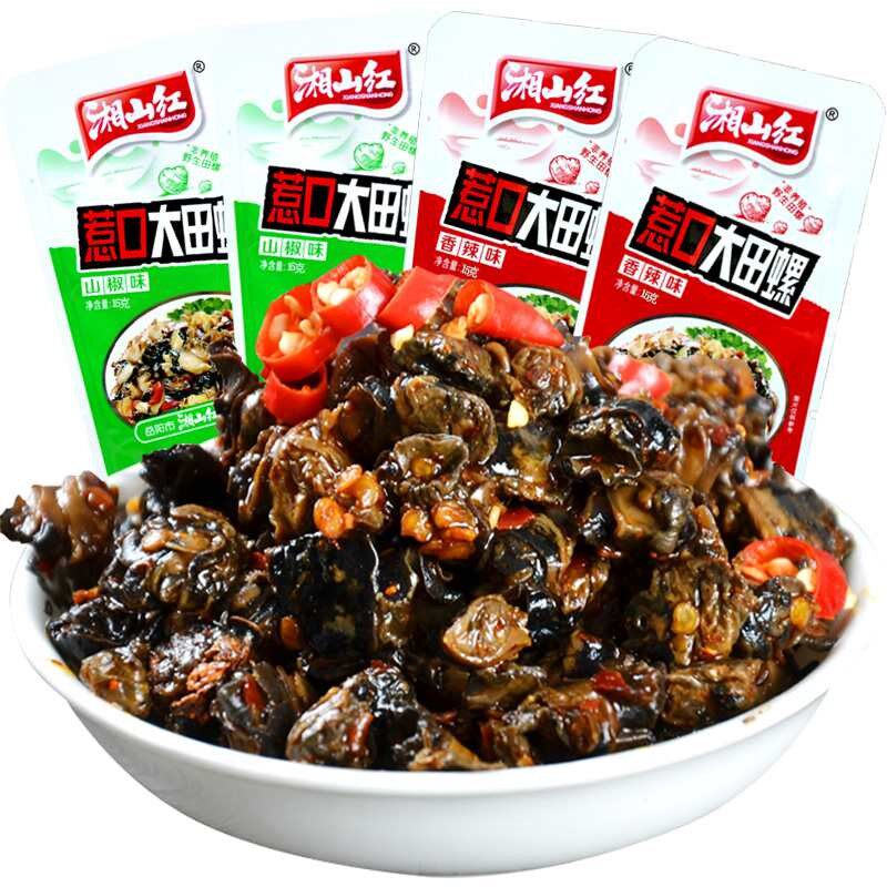 口味田螺儿时 袋装田螺肉香辣零食麻辣小螺丝零食即食童年怀旧