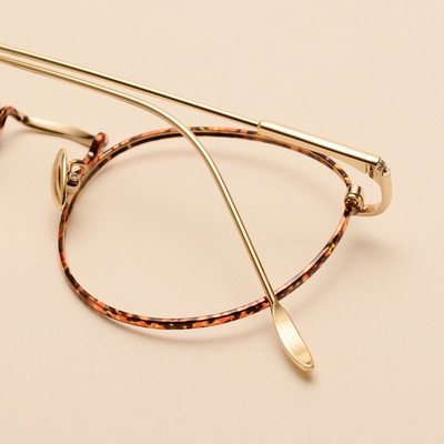 复古金属圆形眼镜框女韩版潮金丝边细框眼睛框镜架男近视可配镜片