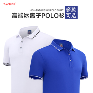 polo衫定制工作服短袖t恤翻领广告文化衫订做团队工衣刺绣印logo