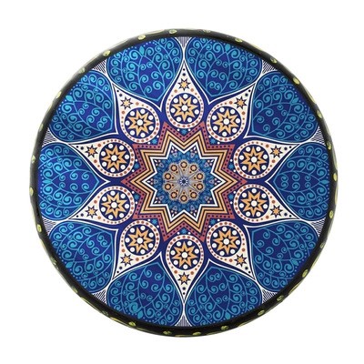 民族新疆手鼓彩绘皮鼓民族风风格图案餐厅饭店其它民族乐器