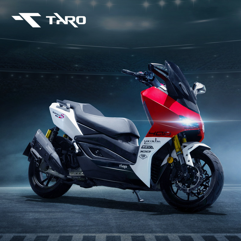 taro台荣开拓者tr400高端运动大踏板abs版摩托车国四水冷整车机车