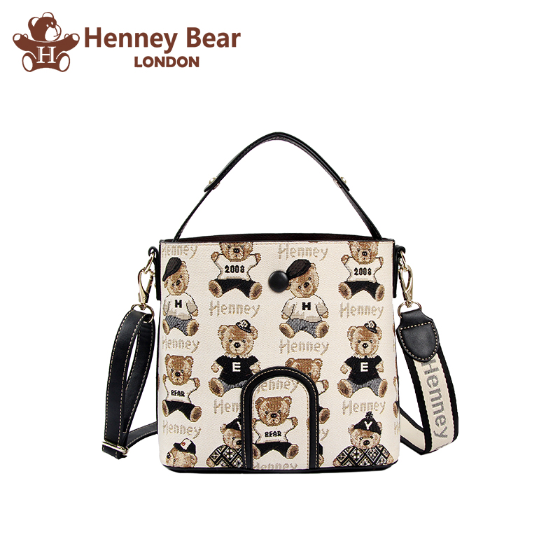 henneybear轩尼小熊2021新款潮网红女包单肩斜跨手提包h357