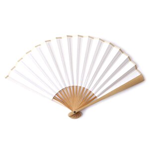 6寸箭竹折扇文玩z扇子高档精工女扇剑竹宣纸扇空白苏工扇子纯手工