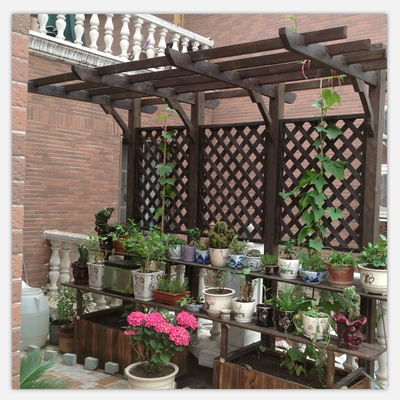 防腐木地板阳台