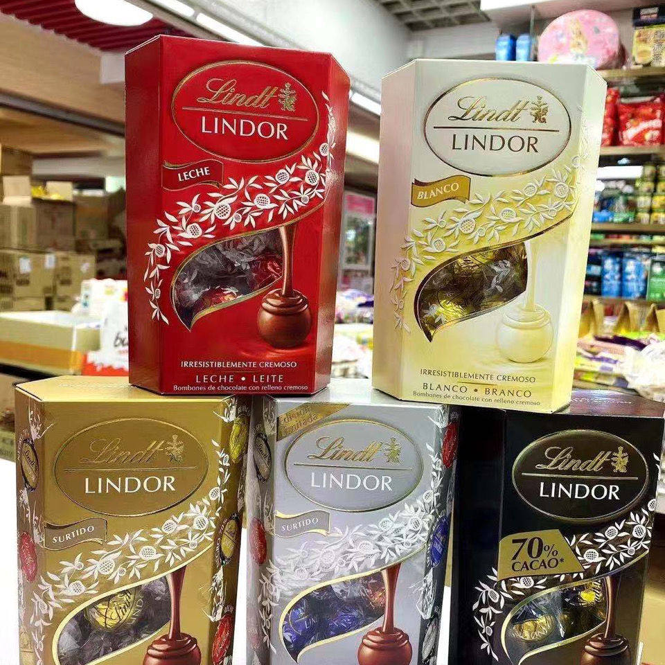 lindor瑞士莲巧克力盒装