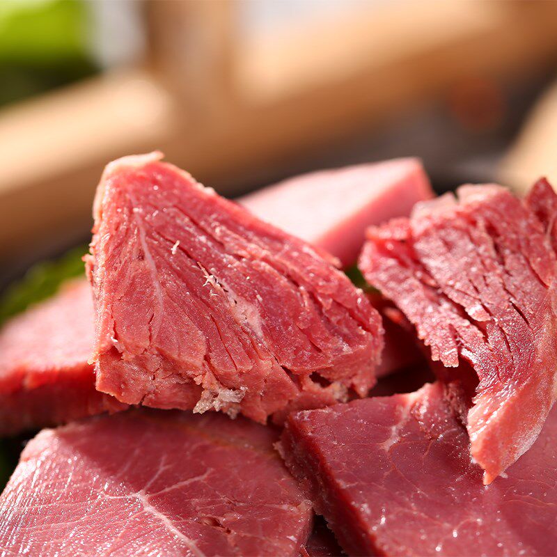 厂家直供新日期周口特产邦杰珍品牛肉牛腱清真五香酱卤健身黄牛肉