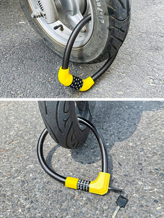 电动车锁防盗锁电瓶摩托车山地公路自行车儿童单车密码锁便携防水