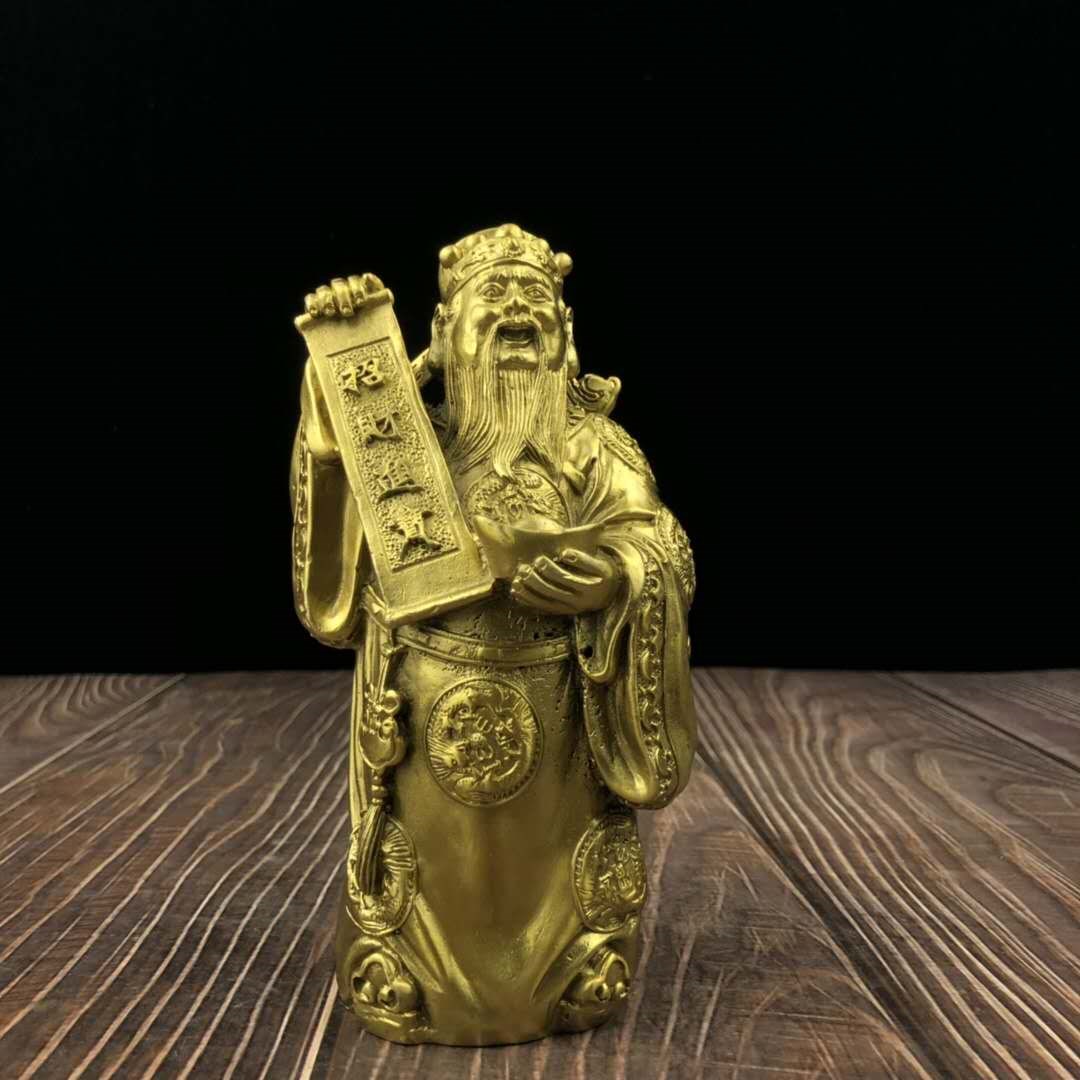 纯铜财神爷图片