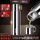 2024新款男316不锈钢量杯保温杯全钢大容量无缝内胆茶水分离茶杯