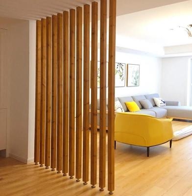 装饰墙厨房入户实木条格栅隔断客厅分隔屏风卧室栅栏定制柱子餐厅