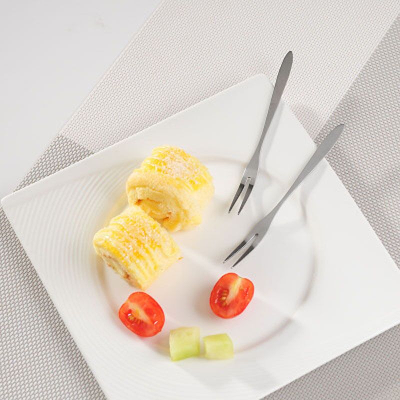 不锈钢水果叉西餐点心叉蛋糕叉儿童家用水果签插水果的小叉