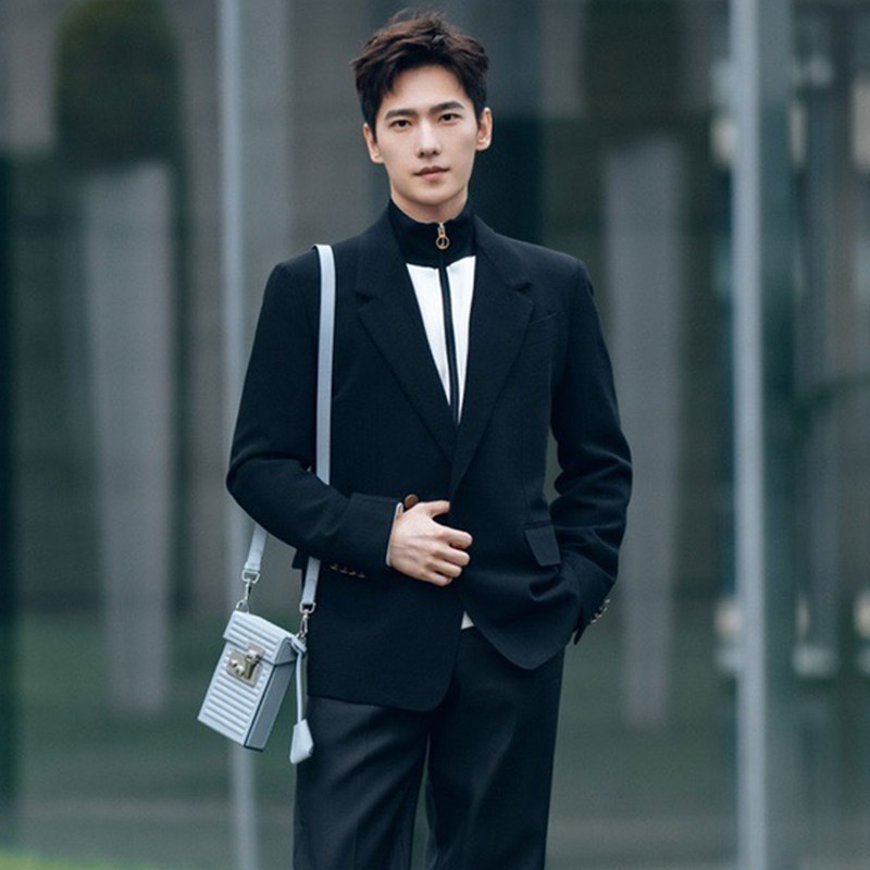 【杨洋同款】dunhill登喜路 羊毛半包裹西装夹克外套男士