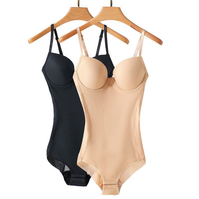 连体衣女勒阴夏季紧身塑形产后瘦超薄全身收腹束腰燃美体脂带文胸