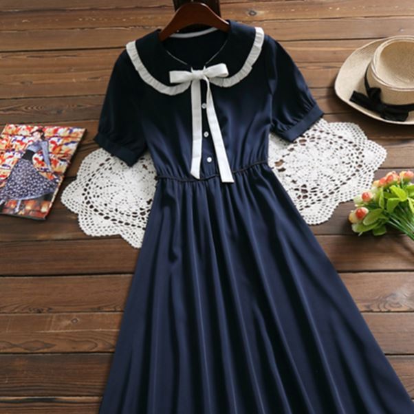 大童女装夏装裙子10岁11岁12岁女生13岁初中生14岁连衣裙长裙长款