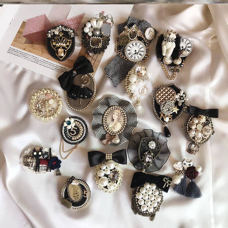 衣服上的装饰胸针毛衣点缀饰品呢子大衣网红复古别针设计感简约女