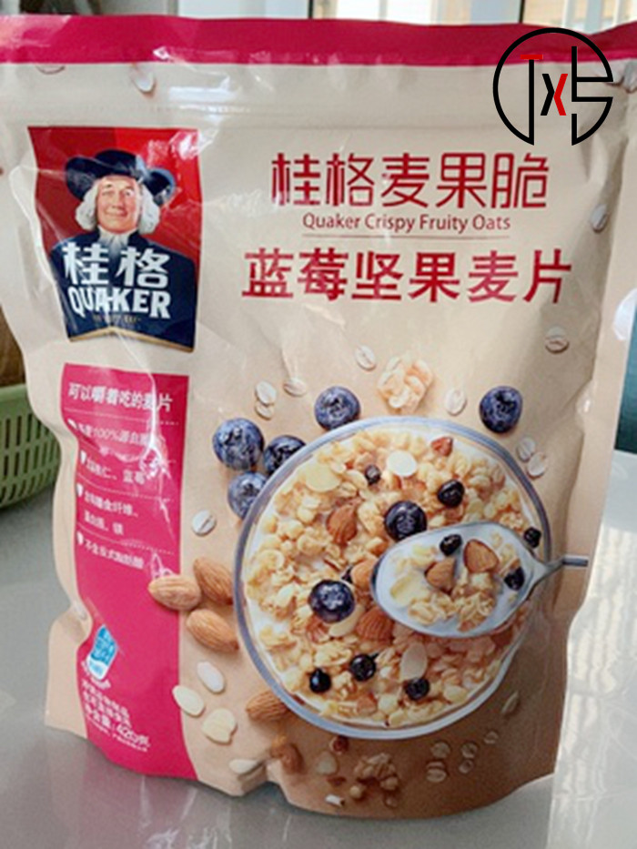 jl桂格即食麦果脆水果坚果麦片420g*2袋干吃冲饮营养早餐食品燕麦