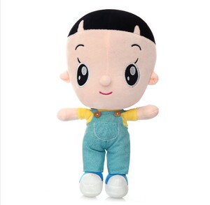 人物毛绒玩具动画片小头布公仔可爱大头爸爸礼物娃娃儿子偶儿童.