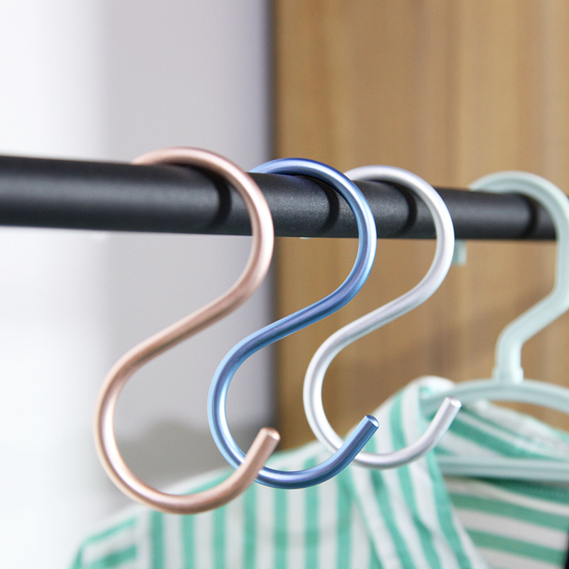 excellent Home Furnishing aluminium alloy S-type Multipurpose 3 light Small comfortable Feel Bearing scene Hooksin the Storage consolidation , Family finishing equipment , Hook/Sticky hooks category - from Buy2taobao.com to provide professional Taobao agent buy service