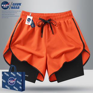 NASA GAVK2024春夏季新品潮流新款男女同款百搭潮牌情侣五分短裤