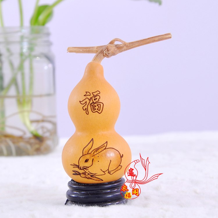 十二生肖葫芦烙画图片