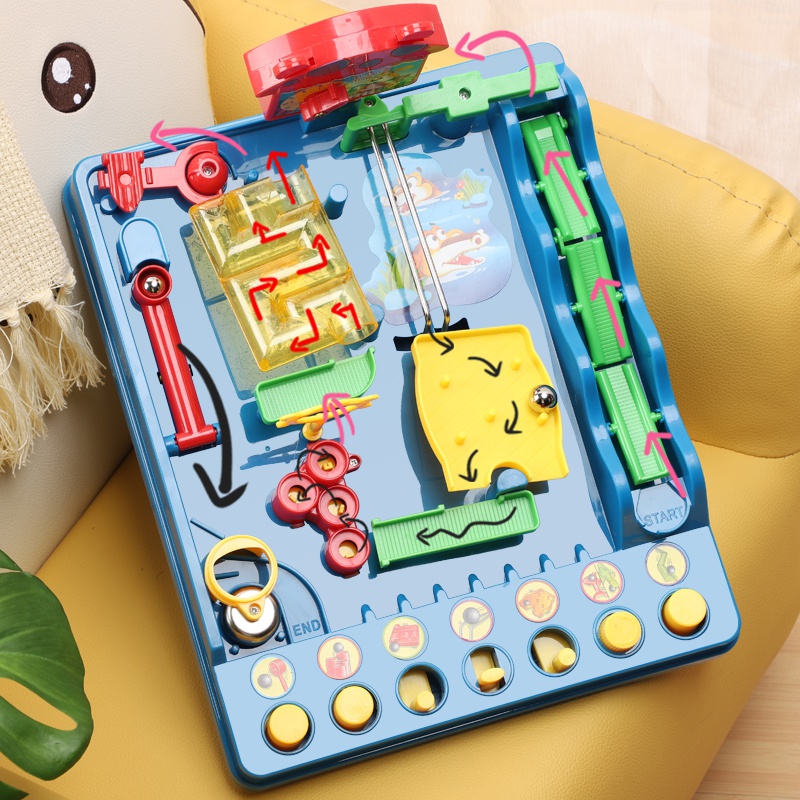 儿童益智桌上游戏5岁男孩早教亲子互动专注力思维逻辑训练玩具。