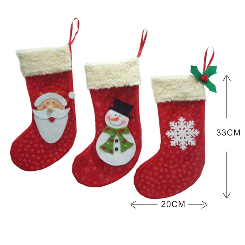 christmas stockings socks gift bag to hang bell children | 伊范