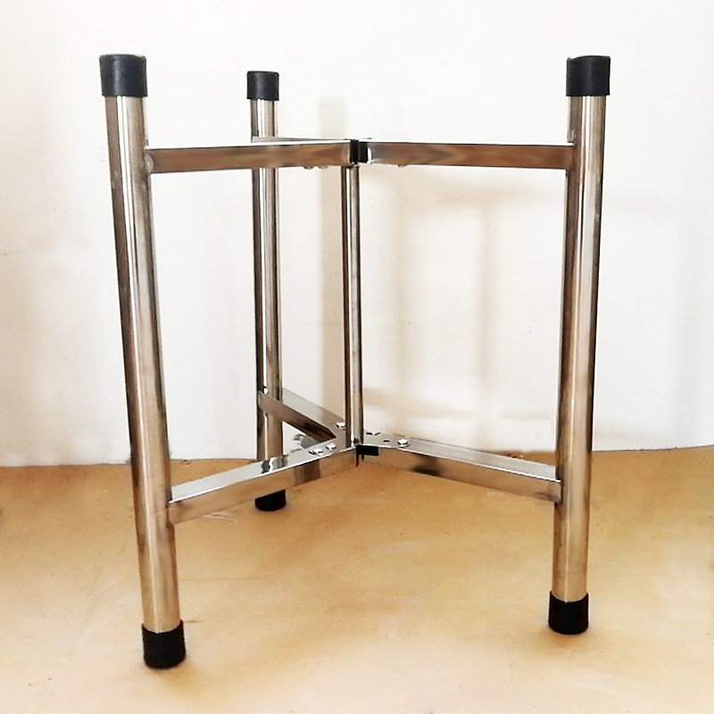 红乐开水桶蒸煮桶不锈钢垫高保温桶架子汤桶底座烧水桶支架三角.